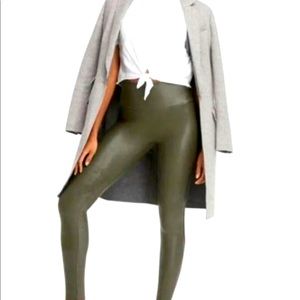 SPANX Faux Leather Leggings NWOT size small
